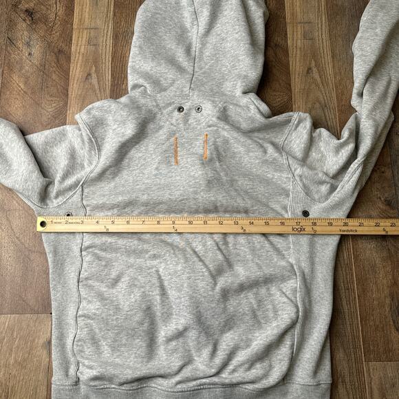 Nike Jacket Hoodie Women's Medium Gray Sneakers Athletic Training Fitness 5823 - Picture 13 of 15